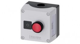 3SU1801-0AC00-2AB1 , Control Station with Pushbutton Switch, Red, 1NC, Screw Terminal, Siemens
