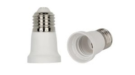8714681449288, Adaptor / Lamp Holder E27, Plastic, White, Bailey