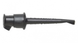 3925-0, Minigrabber Test Clip, Black, 5A, 60VDC, Pomona
