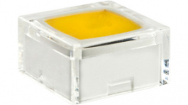 AT4060JE, Cap, Square, yellow, 12.0 x 12.0 x 6.3 mm, NKK Switches (NIKKAI, Nihon)