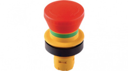 RRJUV, Emergency stop button Round Black / Yellow, 28 mm, Schlegel Elektrokontakt