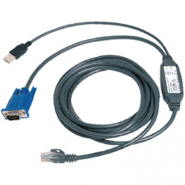 USBIAC-7, Адаптерный KVM-кабель VGA/USB –> RJ45 2.1 m, Avocent