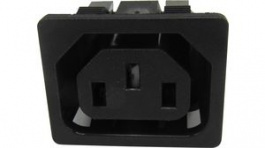 RND 465-00775, Inlet C14 Panel Mount Straight 10 A 250 VAC, RND Connect