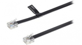 VLTP90300B20, Telecom Cable 2 m Black, Valueline