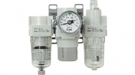 AC40-F04-V-B, Air Filter, Regulator and Lubricator 0.05...1.0 MPa 3000 l/min, SMC PNEUMATICS