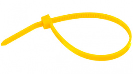 TY 125-40-4-100, Cable Tie 136 x 2.4mm, Polyamide 6.6, 80N, Yellow, Thomas & Betts