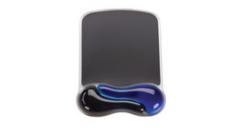 62401, Mousepad with Wrist Rest, Black / Blue, Kensington