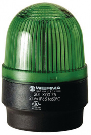 20120075, СИД-лампа постоянного освещения, зеленый, WERMA Signaltechnik