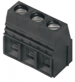LU 10.16/04/90 4.5SN BK BX, Клеммная колодка для печатных плат, черная 4P10.16 mm, Weidmuller