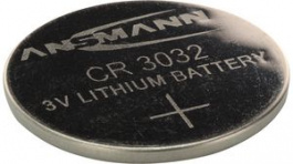 1516-0013, Lithium Button Cell Battery, Lithium Manganese Dioxide 3 V 550 mAh, Ansmann