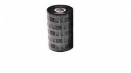 02100BK10645, Print Ribbon, Wax, 450m x 106mm, Black, Zebra