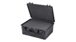 RND 600-00302, Watertight Case with Cubed Foam, 34.27l, 502x415x246mm, Polypropylene (PP), Blac, RND Lab