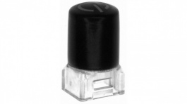 181D01000, Round Push-button cap 6.9 x 12.3 mm black, C & K