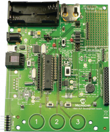 DM240311, 16-битная макетная плата XLP, Microchip