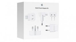 MD837ZM/A, Travel Adapter Kit, IEC 60320 C8 - Type A/Type G (BS1363)/Type I/Type C, Apple