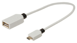 KNM60515W02, USB Cable 0.2 m White, KONIG
