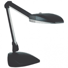 CALYPSO BLACK, Настольная лампа с зажимом EC - алюминиевый серо-черный, Glamox Luxo