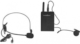 MPWL631BK, Wireless Microphone Set 16-Channel Black, Nedis (HQ)