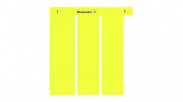 1686421687 , Laser Marker, LM MT300 56 / 22 GE, Polyester, 56 x 22mm, 10x 36pcs, Yellow, Weidmuller