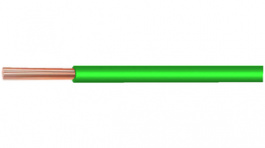 3057 GR005 [30 м], Stranded wire, 1.31 mm2, green Stranded tin-plated copper wire PVC, Alpha Wire