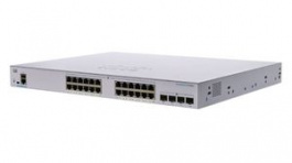 CBS350-24T-4X-EU, Ethernet Switch, RJ45 Ports 24, Fibre Ports 4SFP+, 1Gbps, Managed, Cisco Systems