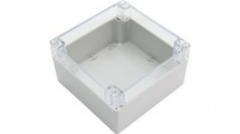 RND 455-01049, Plastic Enclosure 160x160x90mm Light Grey Polycarbonate IP67, RND Components