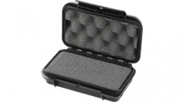 RND 550-00091, Waterproof Case, black 175 x 115 x 47 mm, Polypropylene, With foam, RND Lab