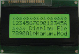 DEM 16481 SYH-LY-CYR22, ЖК-точечная матрица 4.75 mm 4 x 16, Display Elektronik