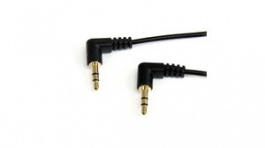 MU1MMS2RA, Right Angled Audio Cable 3.5 mm Jack Plug - 3.5 mm Jack Plug 305mm, StarTech