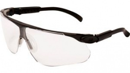 MABALL0S, Maxim Ballistic DX Safety Glasses Black/Grey/Clear Polycarbonate Anti-Scratch/An, 3M