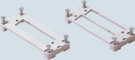 CR 50 AD1, Рамки для 1 вставки D-SUB 50-полюсной (не прилагается)(по IEC 60807-2)корпуса CH / CA и MH / MA / MF.Для корпусов размером “77.27”, ILME