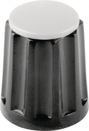 330.3, Пластмассовая поворотная ручка без линии черный 11.8 mm, Mentor
