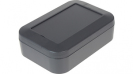 WP5-7-3C, Low Profile Case 65x52x27mm Charcoal Grey ABS IP67, Takachi