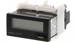 H7ET-N-B, Hour Meter 7-Digit LCD 999999.9 h Potential-free input, Omron
