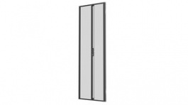 VRA6007, Rack Enclosure Split Door, Perforated, 2pcs, 600mm x 2.13m, Metal, Black, Vertiv