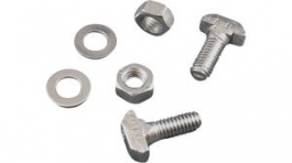 1455TBOLT, Extruded Enclosure Channel Mount Bolts, 20 x 8 x 14 mm, Steel, 1455, Hammond