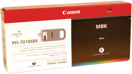 PFI-701MBK, Картридж с чернилами PFI-701MBK черный матовый, CANON