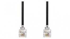 TCGP90100BK50, Phone Cable RJ10 Plug - RJ10 Plug 5m Black, Nedis (HQ)