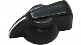 RND 210-00269, Pointer Knob, black, with line, Diameter19 mm, RND Components