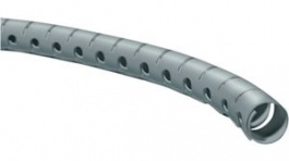 HWPP25-PP-ML (25), Cable Cover, 27 mm, Polypropylene, Silver, 25 m, HellermannTyton