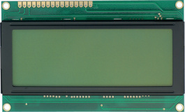 DEM 20486 SYH-LY, ЖК-точечная матрица 6.35 mm 4 x 20, Display Elektronik