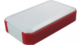 WH170-33-M4-WR, Handheld Waterproof Enclosure 171x95x33mm Off-White / Red ABS IP67, Takachi