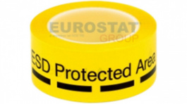 42-005-0005, ESD floor marking tape yellow 50 mmx66 m, Eurostat