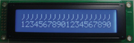 DEM 20231 SBH-PW-N, ЖК-точечная матрица 5.55 mm 2 x 20, Display Elektronik
