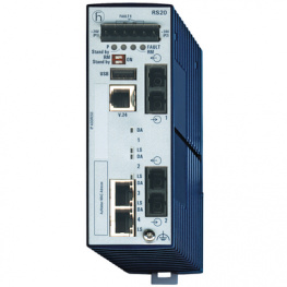 RS20-0400M2M2SDAE, Industrial Ethernet Switch 2x 10/100 RJ45 2x SC (multi-mode), Hirschmann