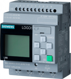 6ED1052-1MD00-0BA8, Логический модуль LOGO!8 12/24RCE, Siemens