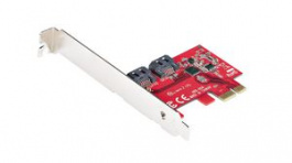 2P6G-PCIE-SATA-CARD, 2 Port SATA Expansion Card, PCI-E x1, SATA III, StarTech