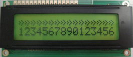 DEM 16216 SYH-PY-CYR22, ЖК-точечная матрица 5.55 mm 2 x 16, Display Elektronik