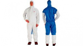 4535XL, Protective Coverall Size XL White / Blue, 3M