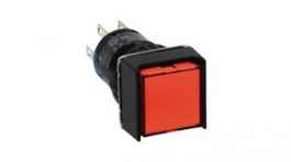 AL6Q-M24PR, Illuminated Pushbutton Switch Red 2CO Momentary Function LED, IDEC